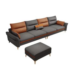 Quality Hotel Living Room Modern Luxury Leather Sofa Sophisticated Craftsman wholesale
