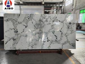 Quality Non Porous Calacatta Quartz Stone Slab For Bench Top Decoration wholesale
