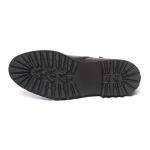 Dark Brown Lace-up Anti Skid Mens Leather Boots