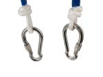 Wear Resistant Free Diving buoy , White Safety 8mm nylon Line Rope Easy