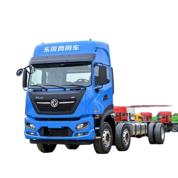 Dongfeng 25 Tons 6x2 Cargo Truck With 300 Engine Power And 9800x2450x600 Cargo Box