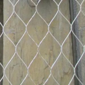 Quality Ss 316 Stainless Steel Wire Rope Ferrule Mesh Netting For Balustrade wholesale