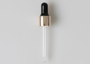 Quality 18mm Neck Bottle Dropper Cap , Glass Oil Dropper Aluminum Collar wholesale