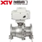 Straight Through Type JIS Flanged Manual Ball Valve Pump Valve with Pi Sealing