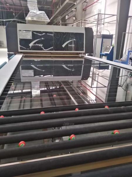 Cheap Frequency Inverter Controlled Blower Convection Flat Glass Tempering Furnace Machine for sale