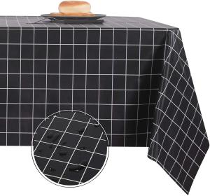 Quality Party Black Plaid Nordic Cloth Oilcloth Disposable Easter Tablecloth wholesale