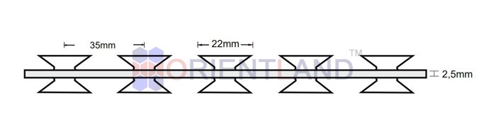 Hot Dipped Galvanized Concertina Wire BTO-22 Barbed Tape Razor Wire Coil BTC 54loops