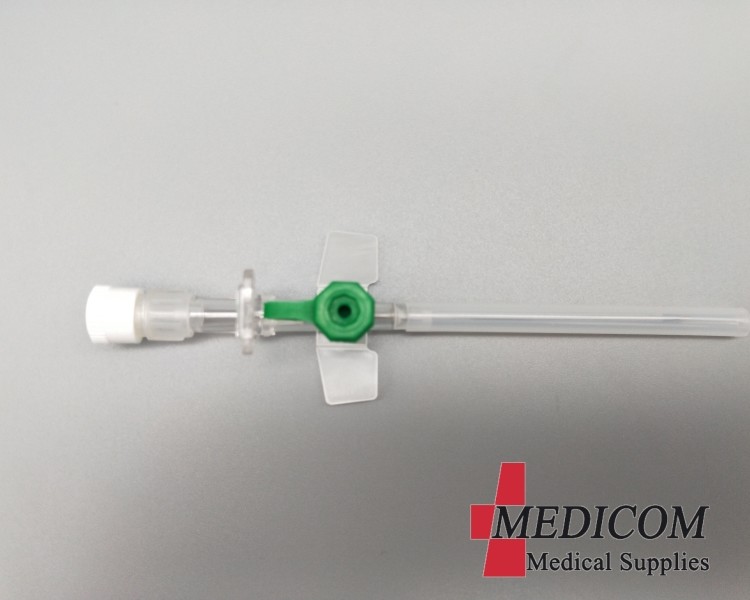 factory price iv cannula catheter with injection port and wings 14G 16G 18G 20G 22G 24G 26G sterile by eo gas