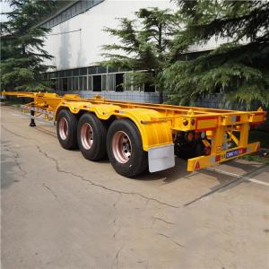 Quality 40 Feet Cargo Intermodal 12400mm Container Trailer Chassis wholesale