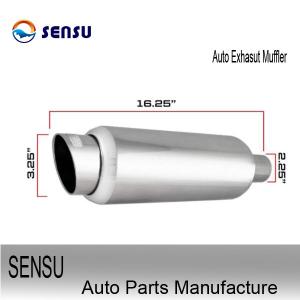 Quality Rustproof 3 Inch Stainless Steel Muffler Universal Exhaust Silencer Ss201 wholesale