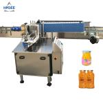 Automatic canned fruit cocktail labeling machine with glass bottle cold glue