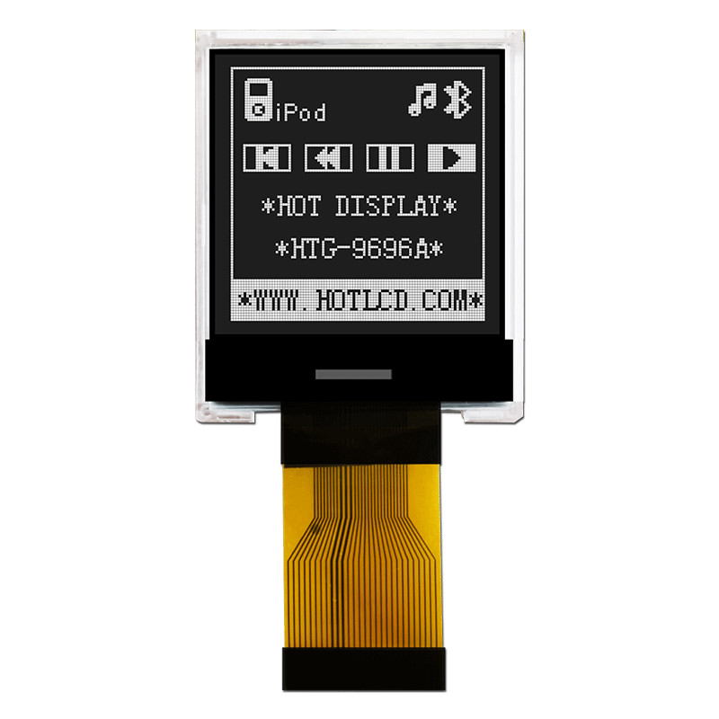 96X96 Graphic COG LCD SSD1848 | FSTN + Display With WHITE Backlight/HTG9696A
