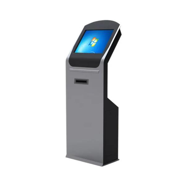 Cheap Industrial Floor Standing Touch Screen Self Service Kiosk 19 Inch For Ticket Collecting for sale