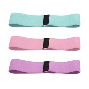 Quality Ultra Stretchable TPE Heavy Fabric Resistance Bands Pink 25in wholesale