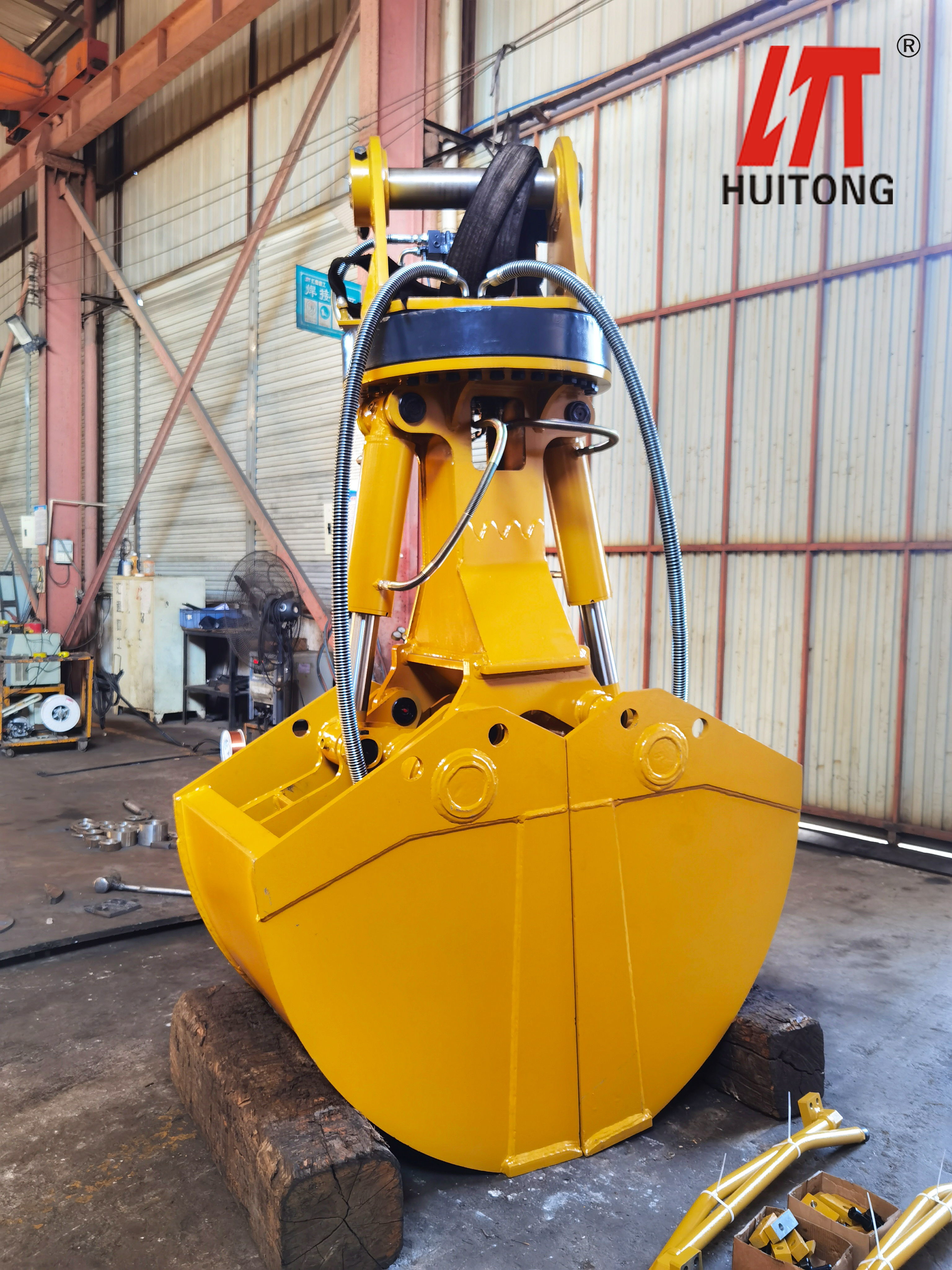 Excavator Clamshell Bucket Mini Manual Excavator Grab Bucket For JCB Excavator JCB8052 JCB8059