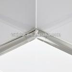 Brushed Stainless Steel Corner Trim Flat Finish 8mm 10mm
