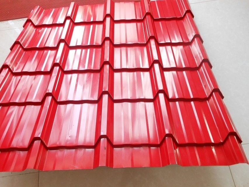 Easy Operating Automatic Roll Forming Machines For 840mm Antique Glazed Tile