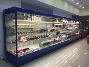 Quality Remote Refrigeration Multi Deck Display Chiller / Beverage Display Cooler wholesale