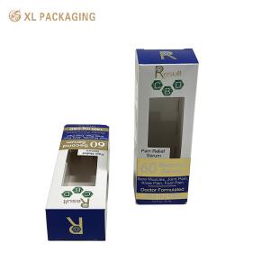 Quality Custom Printing Beauty Skincare Essential Oil Paper Box Cosmetic Cream Box Packaging Folding Card Box wholesale