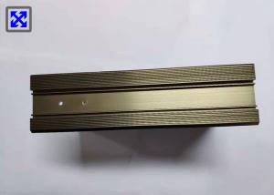 Quality Champagne Color Electrophoresis CNC Aluminum Profile For Industrial Cover wholesale