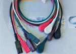 LL Style ECG Monitor Cable , 5 Leads Snap AHA Ecg Cables And Leadwires