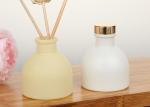 Popular Round Pink White Glass Diffuser Bottle 50ml 7cm Height