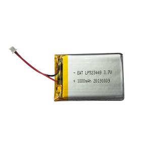 Quality LP523449 3.7V 1000mAh Lithium Polymer Battery with PCM wholesale