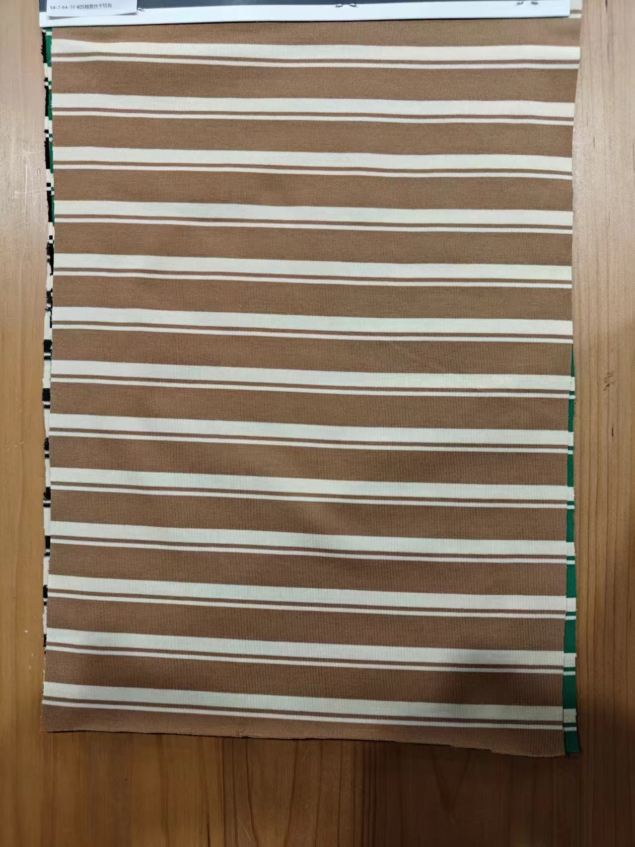 Flat And Smooth And Skin-Friendly Healthy Striped Knit Fabric For T-Shirt