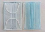 Anti Bacteria Disposable Non Woven Face Mask , 3 Ply Earloop Medical Mask