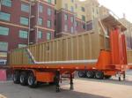 20-80tons Tipping Trailer Semi Truck with Hydraulic Self Discharge and HYVA