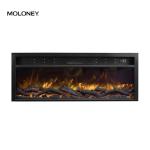 79inch 2000mm Fully Recessed Electric Fireplace Tempered Glass Bluetooth
