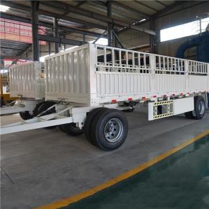 China 2 BPW Axles Livestock Fence Truck Drawbar Trailers on sale
