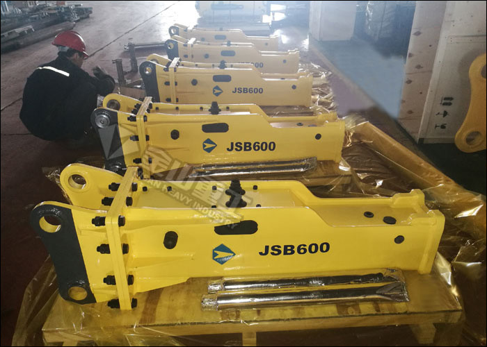 Komatsu PC60 Excavator Rock Hammer Loader Hydraulic Powered For 4-7 Ton Carrier
