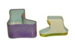 Classic Tin Gift Box , Christmas Stocking Shaped Sweet Tin Box Durable