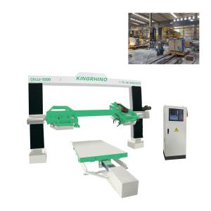 Quality 12.5kw 1300mm Max Cutting Width CNC Band Stone Shaper Machine For Arc Slab wholesale