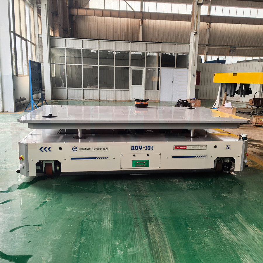 Heavy-Duty AGV Automatic Transport Cart 10 Tons Lifting Transfer Cart