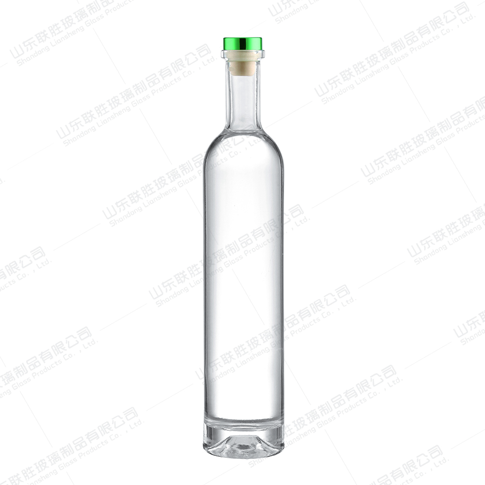 Custom Crystal Glass Wine Bottles 500ml 750 ml for Hot Stamping and Roll On Sealing