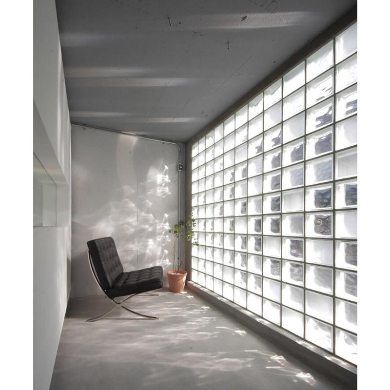 Building Transparent Mosaic Tile Decoration Partition Wall Solid Glass Brick Curtain Wall