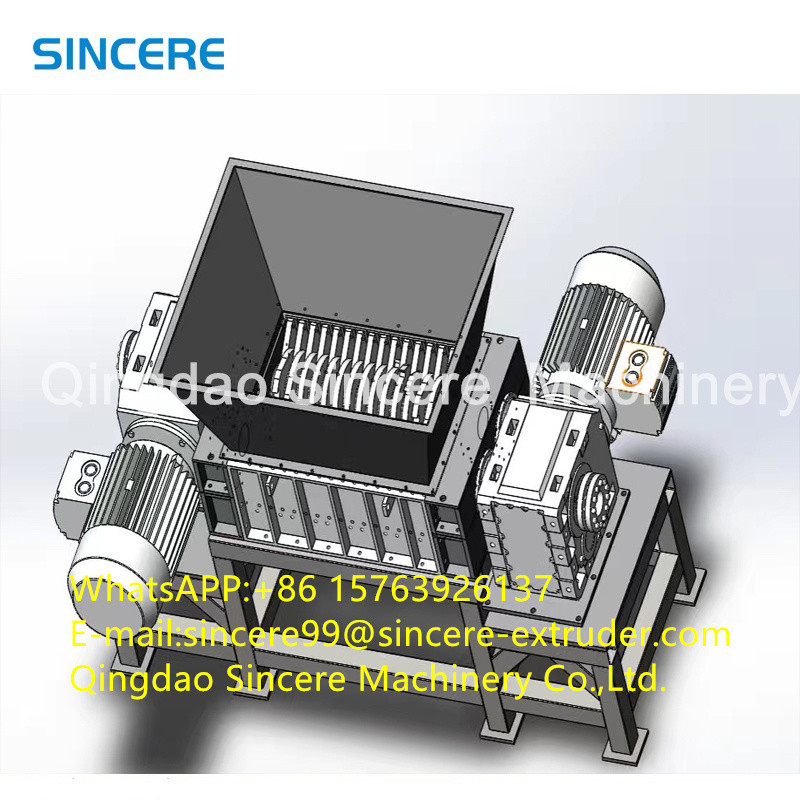 6 Meters Plastic Scrap Shredder Making Machine Plastic Pipe Sheet Crusher Shredder Carton Recycling Machine
