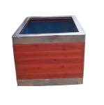 Outdoor giant tree planter luxury stainless steel tree pot planters