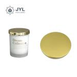 Anticorrosive SA8000 Silver Metal Flat Lid , Rustproof Silver Lids For Candle