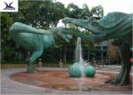 Snow Proof Life Size Fiberglass Statues Replica Dinosaur For Jurassic Dinosaur