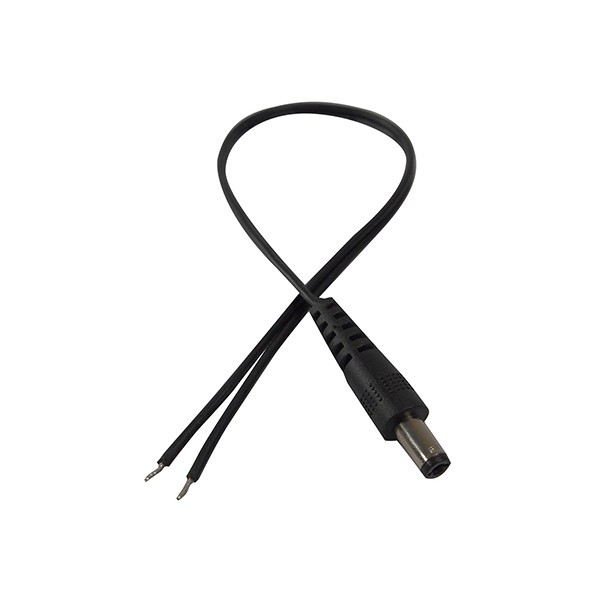 KooSion 2.1 x 5.5mm DC Male end Jack Power Cable With tin-plating End Pigtail 10cm