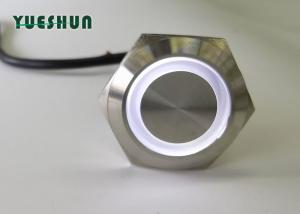 Quality Waterproof Illuminated Momentary Push Button Switch 22mm Oxidation Resistant wholesale