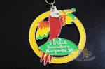 Marathon Sports Running Award Medals Bird Design With Cut Out / Soft Enamel
