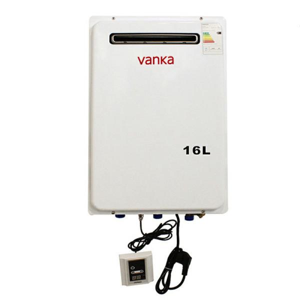 Large 16L Outdoor Gas Water Heater Wall Mounted External Tankless Water Heater