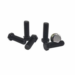 Quality Factory Wholesale Environmental Protection Color Zinc Hexagon Bolt Electrophoresis Black Hexagon Full Tooth Screw. wholesale