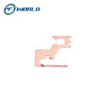 Powder Coating Sheet Metal Bending Services Custom Pink Parts Clip