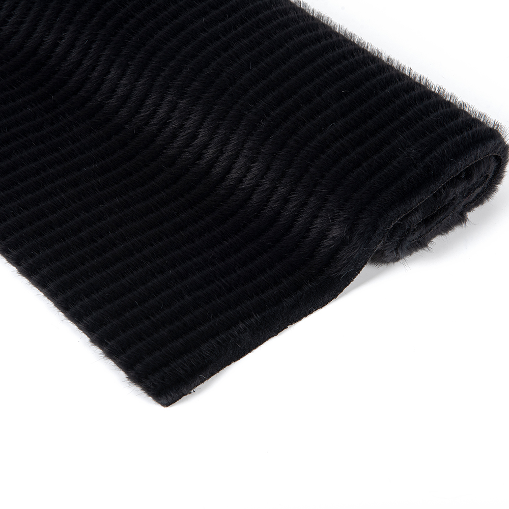 Knitted 100% Polyester Soft Cut Pile Short Fur Carpet Fabric Design Pattern Fabric
