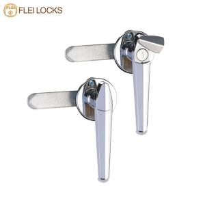 Quality Bright Chrome Plating Cabinet Handle Lock Furniture Hardware For Door wholesale